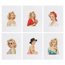 Afbeelding in Gallery-weergave laden, 6 Mini Diamond Paintings - Marilyn Monroe
