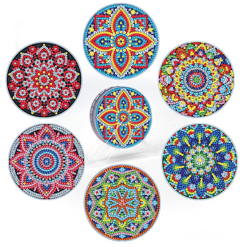 Diamond Painting - Mandala Onderzetters