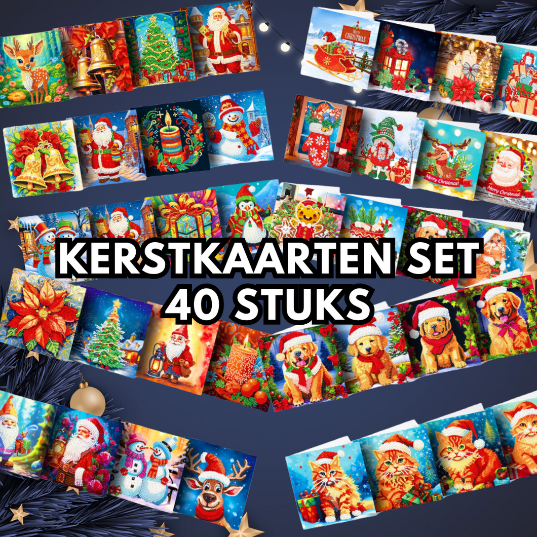 40 KERSTKAARTEN