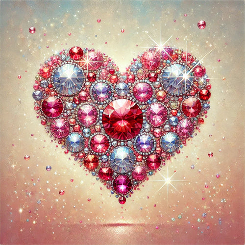 Diamond Painting - Diamanten Hart