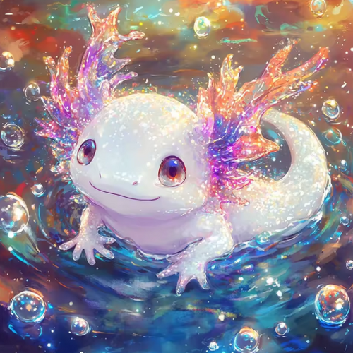 Diamond Painting - Axolotl