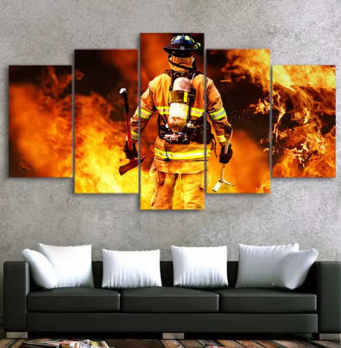 Diamond Painting - Brandweerman - 5 Luik
