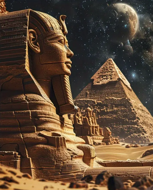 Diamond Painting - Grote Sfinx van Gizeh