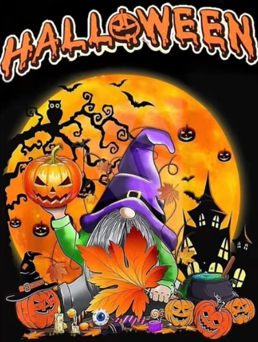 Diamond Painting - Halloween Kabouter