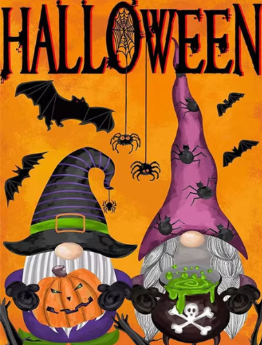 Diamond Painting - Halloween Kabouters