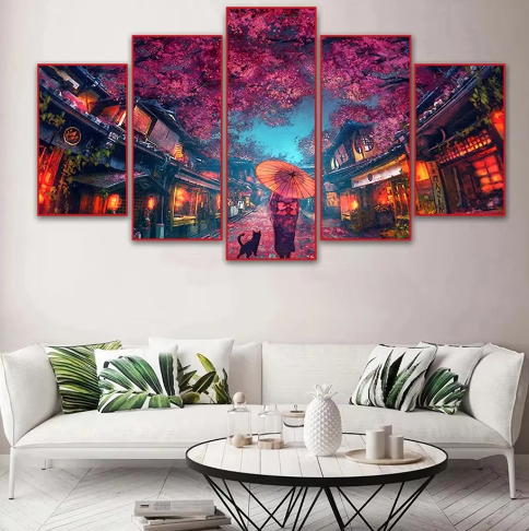 Diamond Painting - Japanse Stijl - 5 Luik