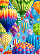 Lade das Bild in den Galerie-Viewer, Diamond Painting - Luchtballonnen
