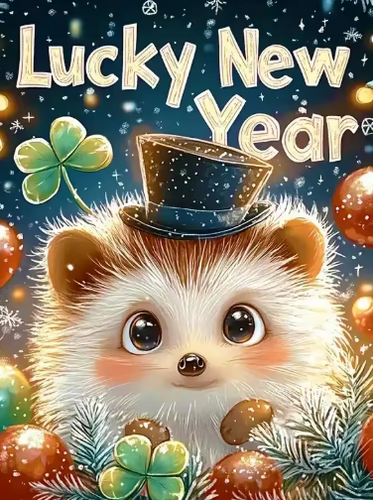 Diamond Painting - Lucky New Year