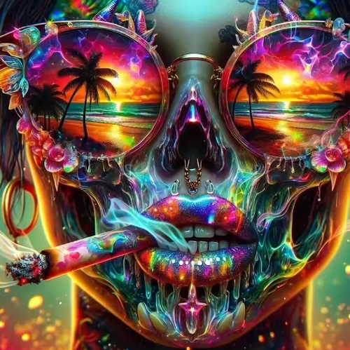 Diamond Painting - Miss Skullshine
