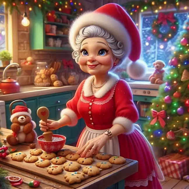 Diamond Painting - Oma bakt Koekjes