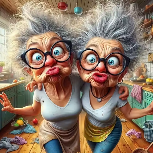Diamond Painting - Oma's met Duckface