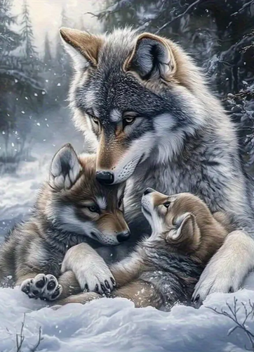 Diamond Painting - Poolwolven