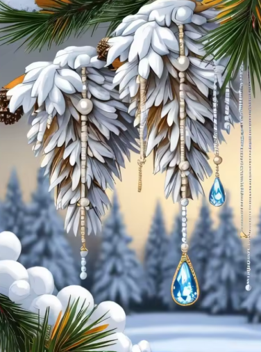 Diamond Painting - Sneeuwhangers