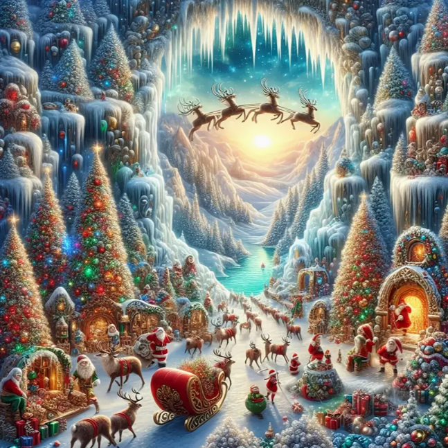 Diamond Painting - Sprookjesachtige Kerst