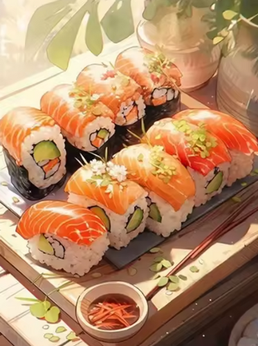 Diamond Painting - Sushi