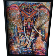 Afbeelding in Gallery-weergave laden, Diamond Painting - Voorbeeld - Gekleurde Olifant
