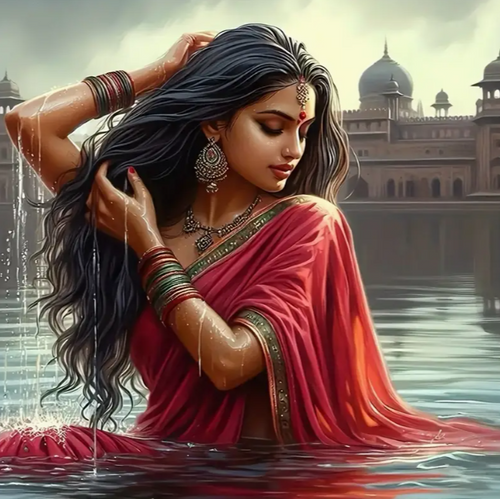 Diamond Painting - Vrouw in Sari