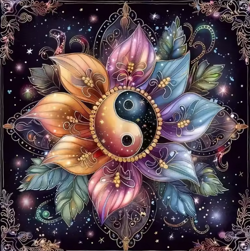 Diamond Painting - Yin Yang Mandala