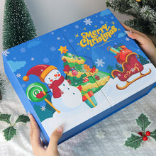 Afbeelding in Gallery-weergave laden, Diamond Painting Adventskalender - Blauw - 12 vakjes
