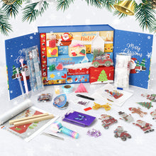 Afbeelding in Gallery-weergave laden, Diamond Painting Adventskalender - Blauw - 12 vakjes
