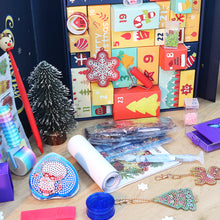 Afbeelding in Gallery-weergave laden, Diamond Painting Adventskalender 2025 - Blauw
