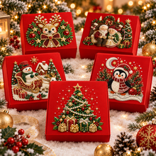 Afbeelding in Gallery-weergave laden, Diamond Painting Kerst Cadeaudozen
