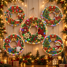Afbeelding in Gallery-weergave laden, Diamond Painting Parel Kerstkransen
