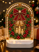 Afbeelding in Gallery-weergave laden, Diamond Painting Parel Kerstlampjes
