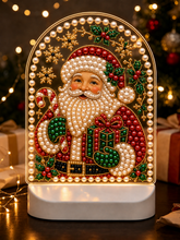 Afbeelding in Gallery-weergave laden, Diamond Painting Parel Kerstlampjes

