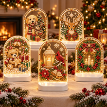 Afbeelding in Gallery-weergave laden, Diamond Painting Parel Kerstlampjes

