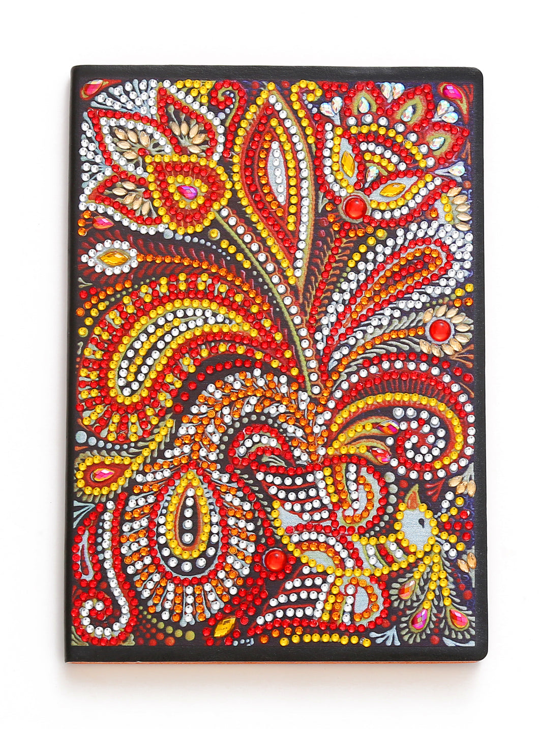 Diamond Painting Notitieboek - Rode Bloemen