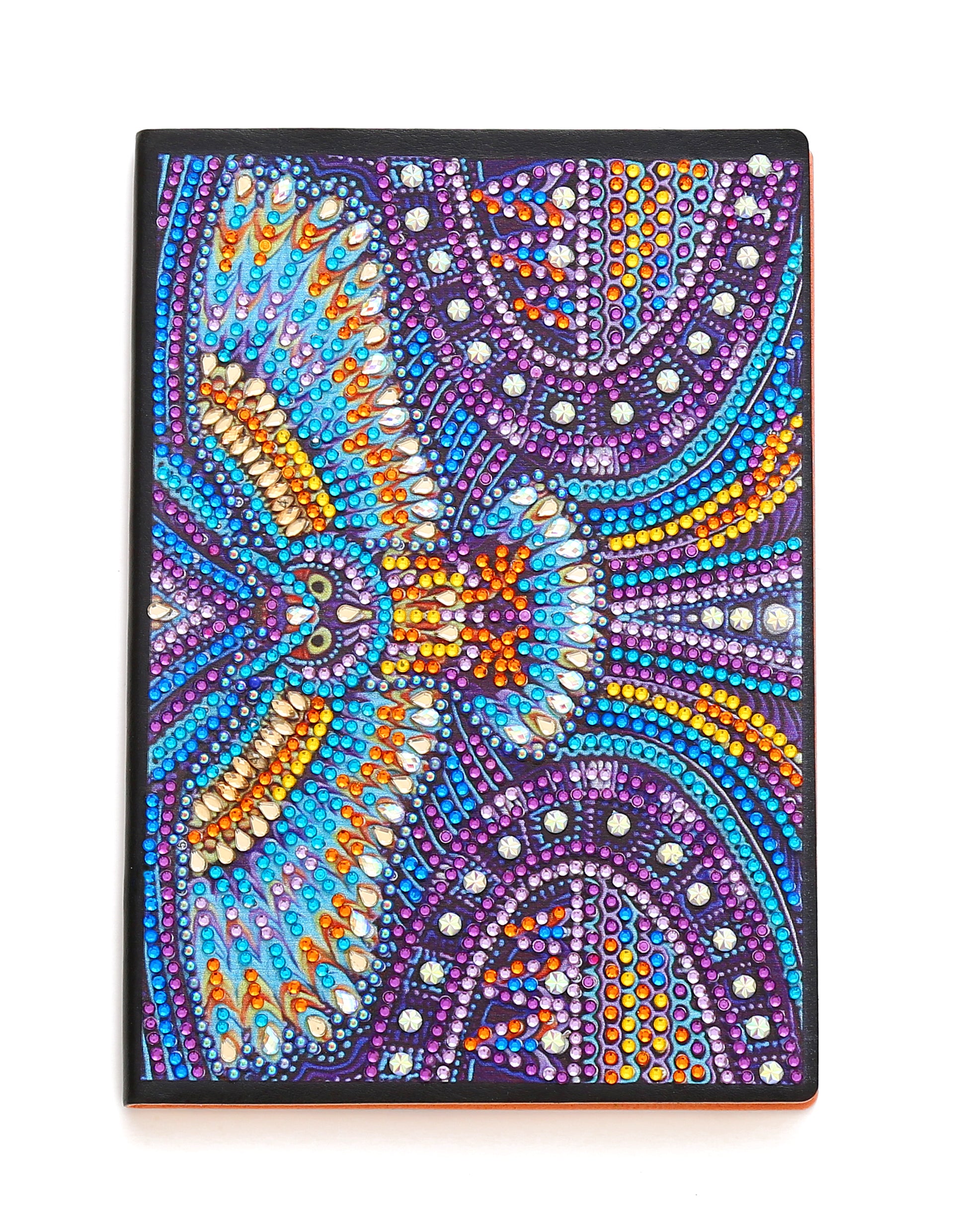 Diamond Painting Notitieboek - Uil met Fantasie Omgeving