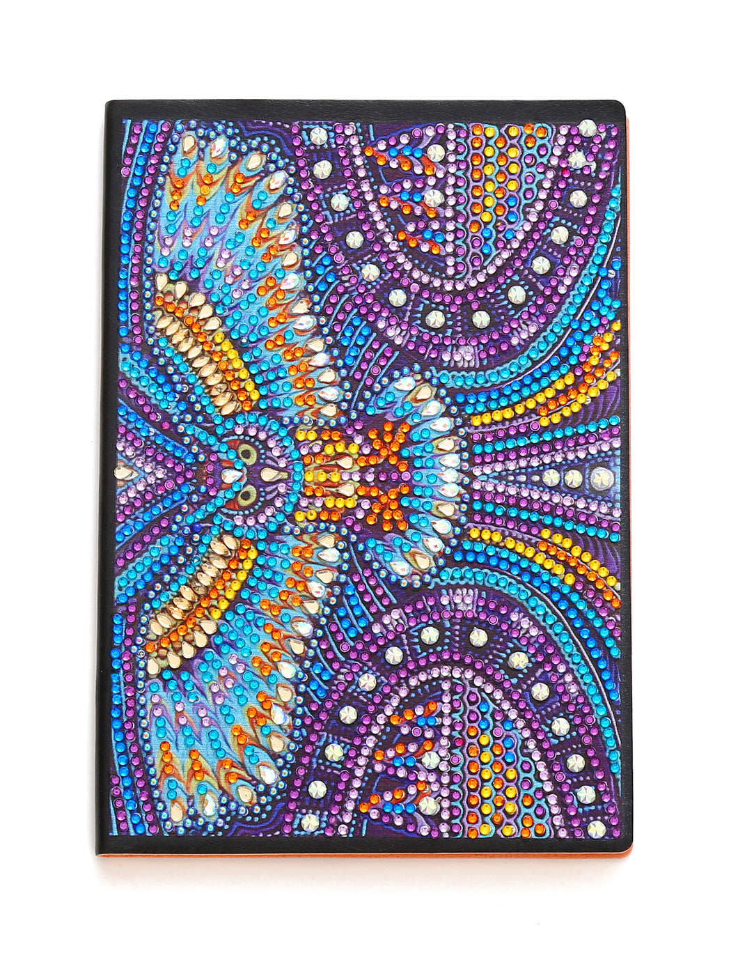 Diamond Painting Notitieboek - Uil met Fantasie Omgeving