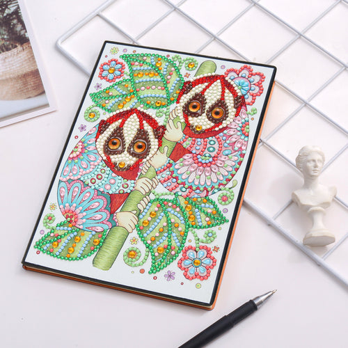 Diamond Painting Notitieboek - Spookdiertjes