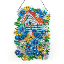 Afbeelding in Gallery-weergave laden, Diamond Painting - Vogels met Bloemen Decoratiekrans
