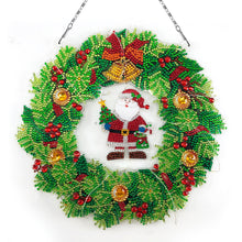 Afbeelding in Gallery-weergave laden, Diamond Painting - Kerstman Decoratiekrans
