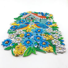 Afbeelding in Gallery-weergave laden, Diamond Painting - Vogels met Bloemen Decoratiekrans
