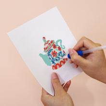 Afbeelding in Gallery-weergave laden, 12 Mini Diamond Paintings - Theepotten
