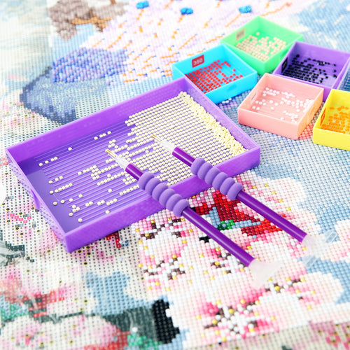 Diamond Painting Multifunctionele Schudbakjes incl Accessoires