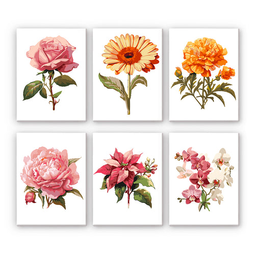 Schilderen op Nummer | Bloemen