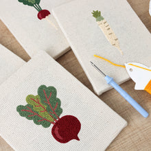 Afbeelding in Gallery-weergave laden, Punch Needle Set - 4 Mini Canvas Groente
