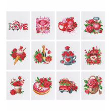 Afbeelding in Gallery-weergave laden, 12 Mini Diamond Paintings - Liefde
