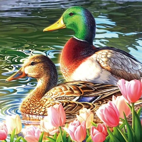 Diamond Painting - Eenden