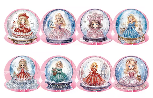 Diamond Painting - Prinsessen Wenskaarten