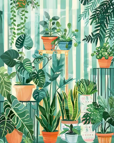 Diamond Painting - Planten
