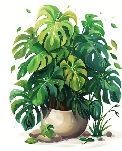 Diamond Painting - Monstera Plant