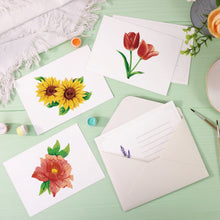 Load image into Gallery viewer, Schilderen op Nummer Ansichtkaarten - Bloemen
