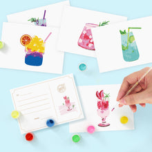 Load image into Gallery viewer, Schilderen op Nummer Ansichtkaarten - Cocktails
