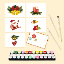 Load image into Gallery viewer, Schilderen op Nummer Ansichtkaarten - Kerstmis
