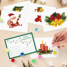 Load image into Gallery viewer, Schilderen op Nummer Ansichtkaarten - Kerstmis
